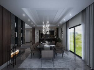 Private villa In Istanbul - Derun architecture and interior design - residential design - villa interior and exterior design - Turkey and UAE