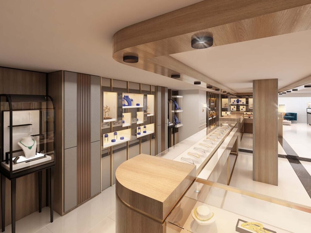 JK Jewelry Germany  - Derun architecture and interior design - commercial and hospitality design - shop and store design - Turkey and UAE