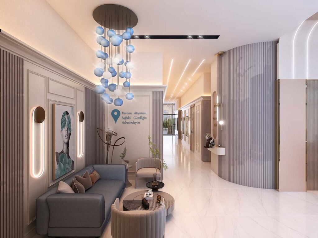 Meditouch Beauty Center Torun Center In Istanbul - Derun architecture and interior design - hospitality design - beauty center design - Turkey and UAE