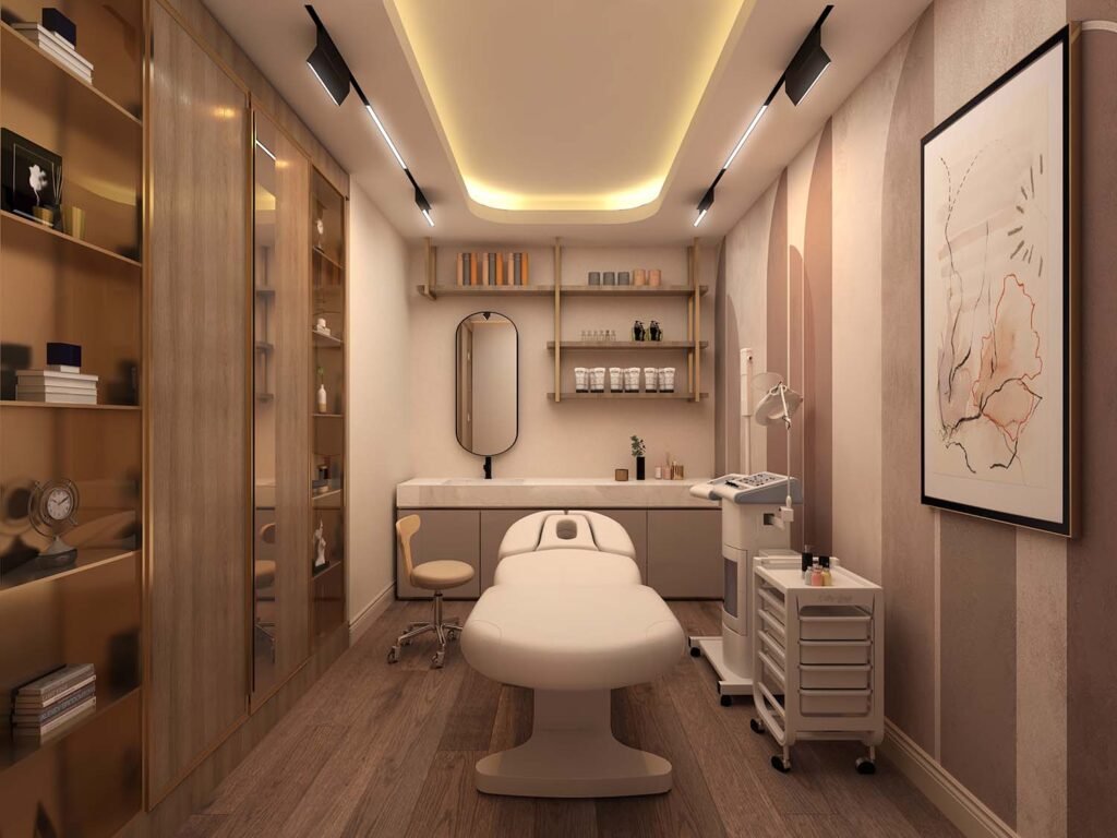 Meditouch Beauty Center Torun Center In Istanbul - Derun architecture and interior design - hospitality design - beauty center design - Turkey and UAE