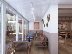 Tribeca Cafe Restaurant - Derun architecture and interior design - commercial and hospitality design - cafe design - Turkey and UAE