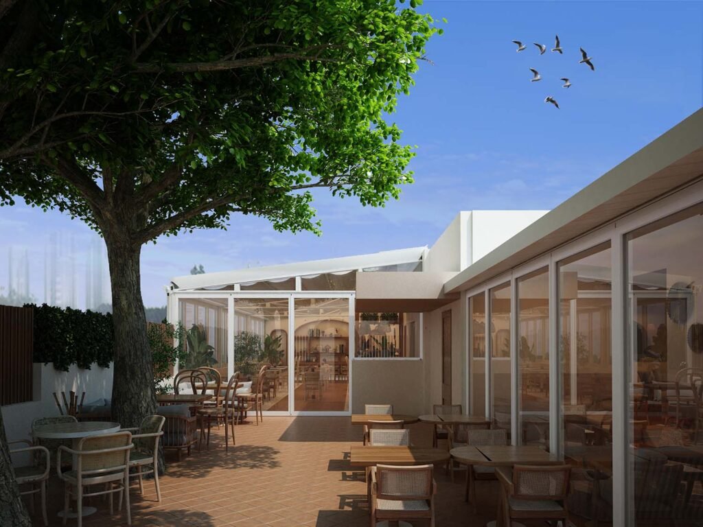 Tribeca Cafe Restaurant - Derun architecture and interior design - commercial and hospitality design - cafe design - Turkey and UAE